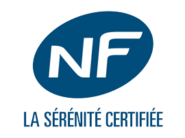 Logo de la norme EN / NF, label qualité qui certifie que Subrenat propose des textiles d'excellence