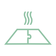 Pictogramme désignant un tissu d'emballage thermosoudable