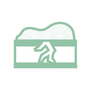 Pictogramme désignant un textile pour solutions d'étanchéité liquide qui permet d'occulter / cacher les fissures sur les bâtiments  Pictogramme désignant un textile pour solutions d'étanchéité liquide qui permet d'occulter / cacher les fissures sur les bâtiments