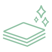 Pictogram for a textile reinforcing or sealing strip designed for easy installation