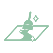 Pictogramme désignant la création par SUBRENAT d'apprêts pour les vêtements et les professionnels de l'habillement Pictogramme désignant la création par SUBRENAT d'apprêts pour les vêtements et les professionnels de l'habillement