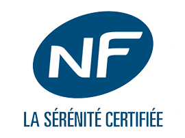 Logo de la norme EN / NF, label qualité qui certifie que Subrenat propose des textiles d'excellence