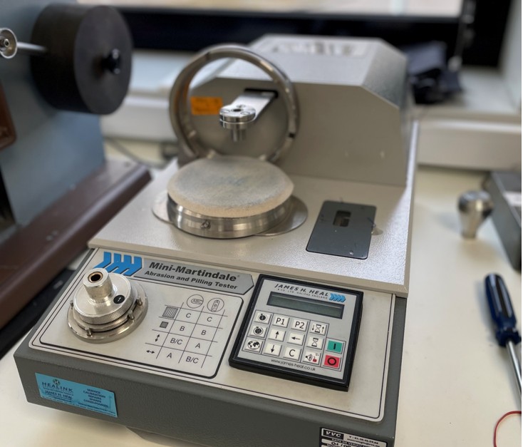 example of a test run in the subrenat laboratory